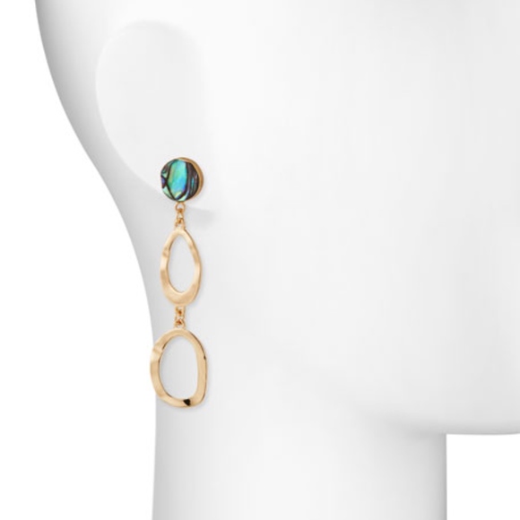 New Lydell NYC Double-Hoop Dangle Earrings - Picture 2 of 2